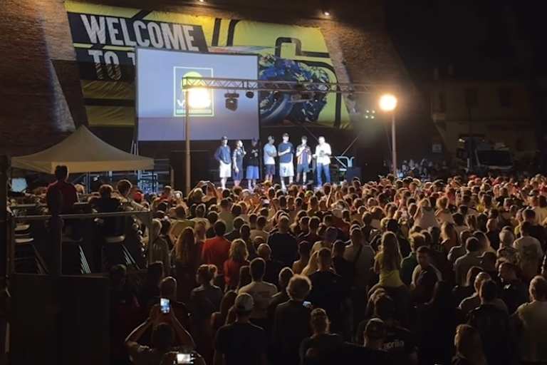 Viele Fans waren nach Tavullia gekommen