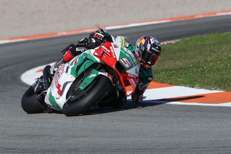 Johann Zarco beim Test in Valencia