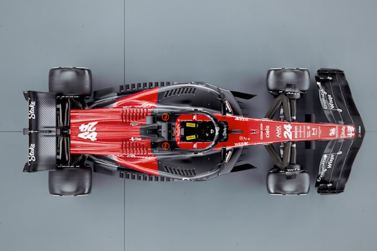 Das neue Design in Rot und Schwarz