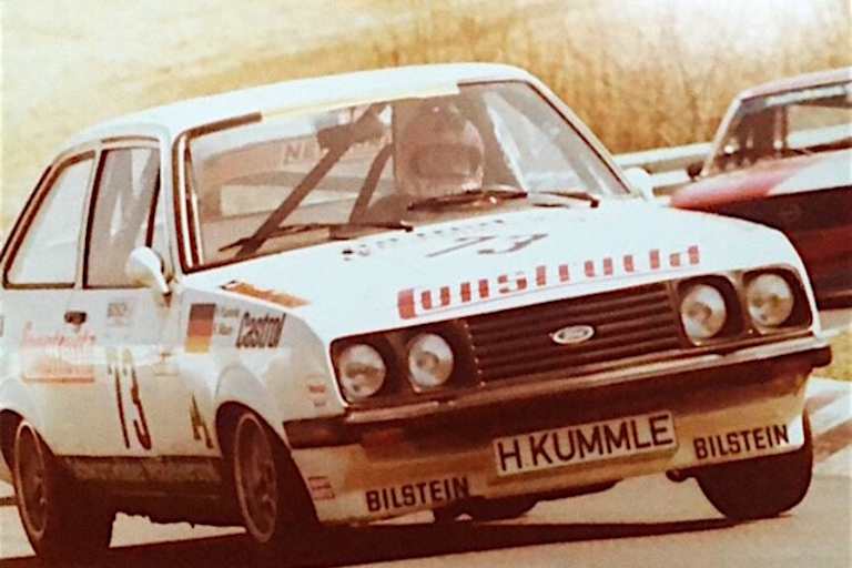 Herbert Kummle im Escort RS 200 bei einem VLN-Lauf 1986 am Nürburgring