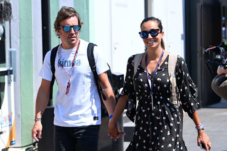 Fernando Alonso und Andrea Schlager