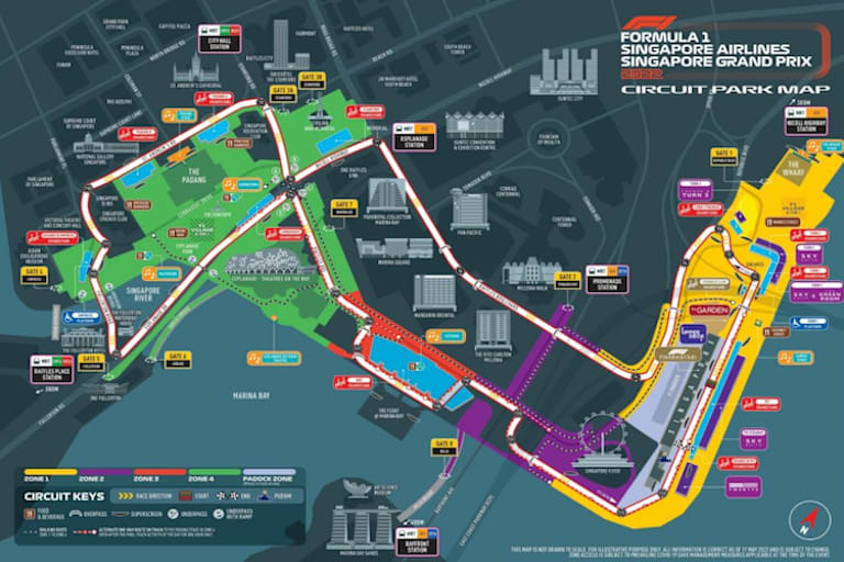 Das Pistenlayout 2022