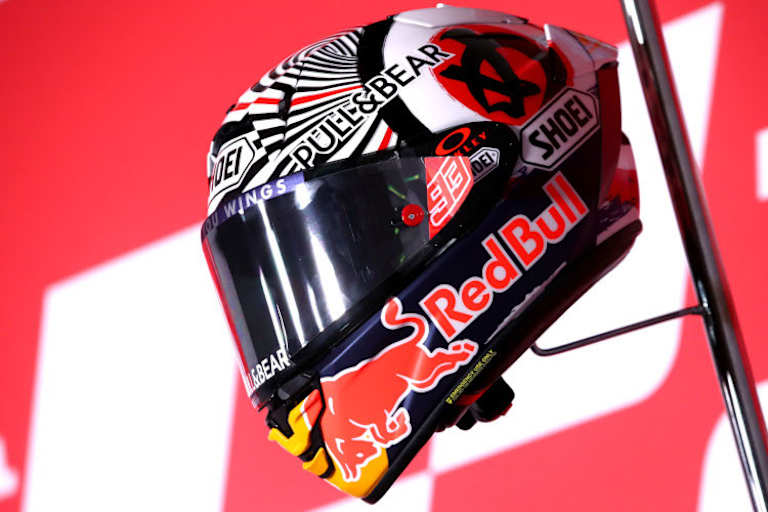 Marcs Helm-Design für den Heim-GP von Honda