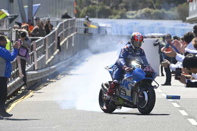Der Spanier schenkte Suzuki auf der Abschiedstournee einen Sieg