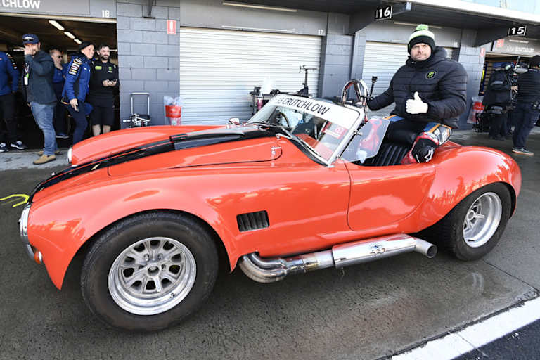 Crutchlow bei der Fahrerparade am Sonntagmorgen