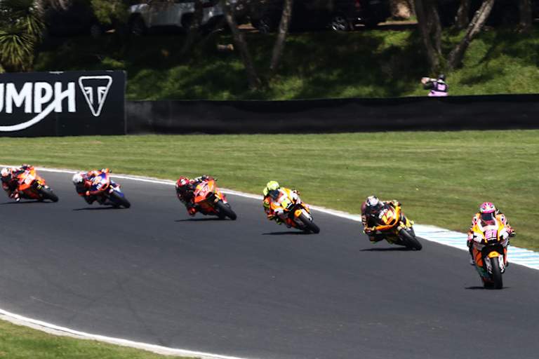 López vor Arbolino und Teamkollege Aldeguer