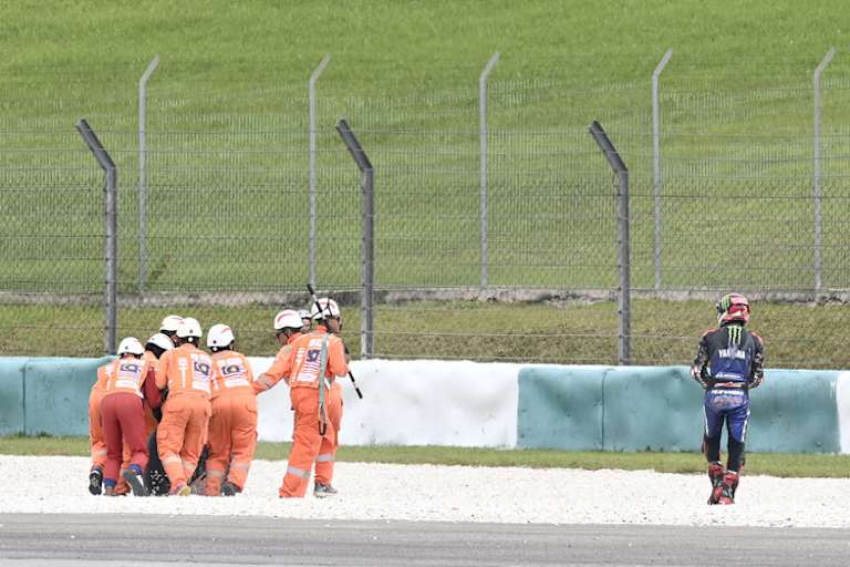 Der Sturz passierte im FP4