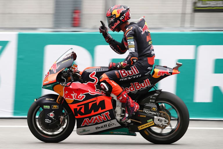 Augusto Fernández freute sich über Rang 4 und die WM-Führung