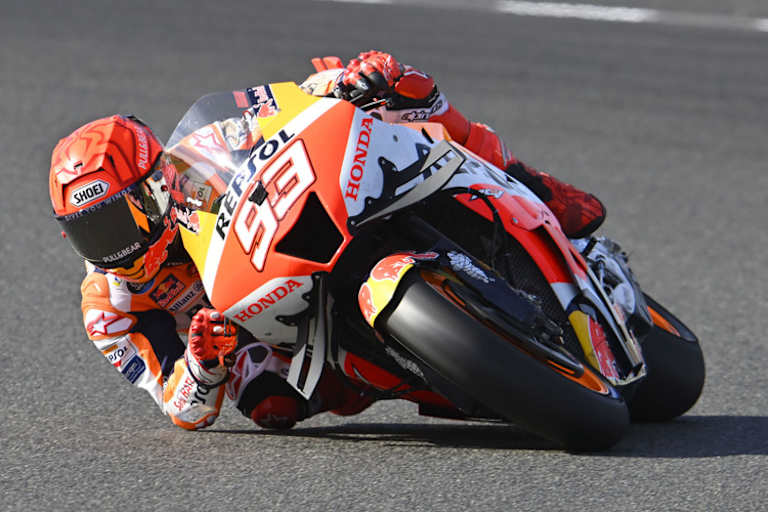Marc Márquez fühlte sich am Freitag wohl