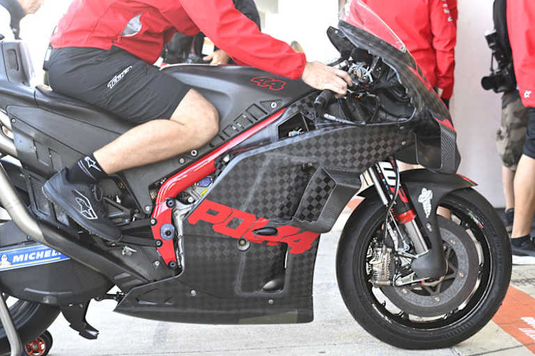 Die Bremsanlage an der GASGAS von Pol Espargaró letzten Dienstag