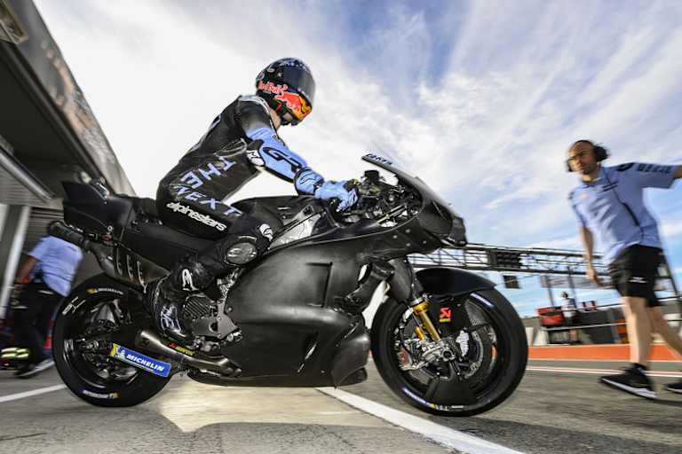 Alex Márquez beim Valencia-Test auf Ducati