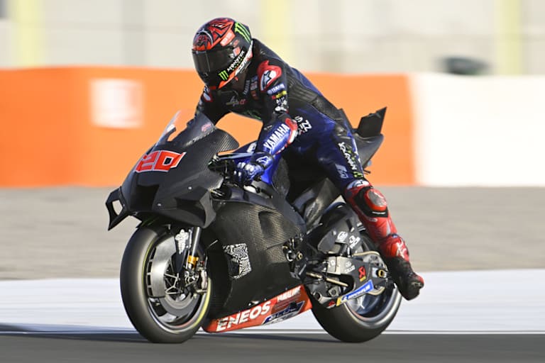 Fabio Quartararo beim Valencia-Test im November