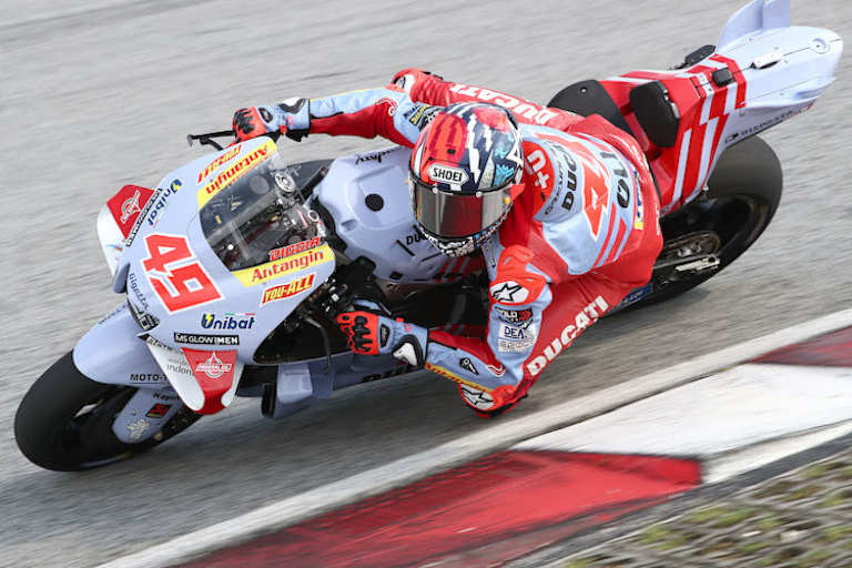Fabio Di Giannantonio auf seiner Gresini Ducati