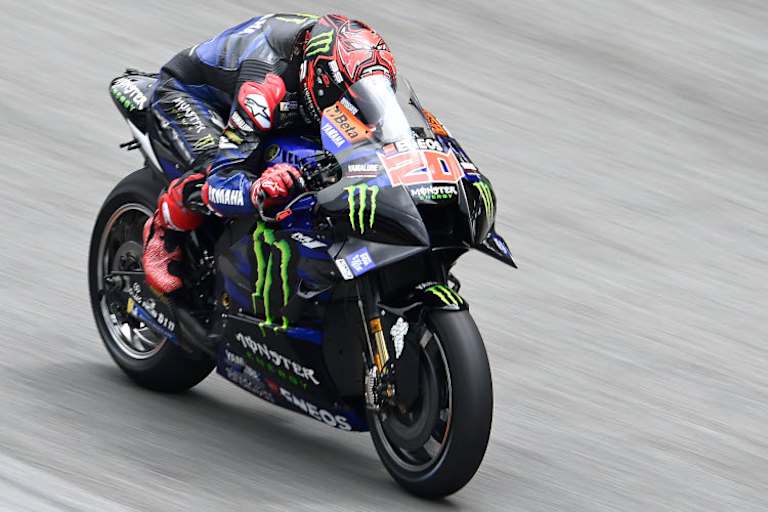 Fabio Quartararo mit der neuen Seitenverkleidung