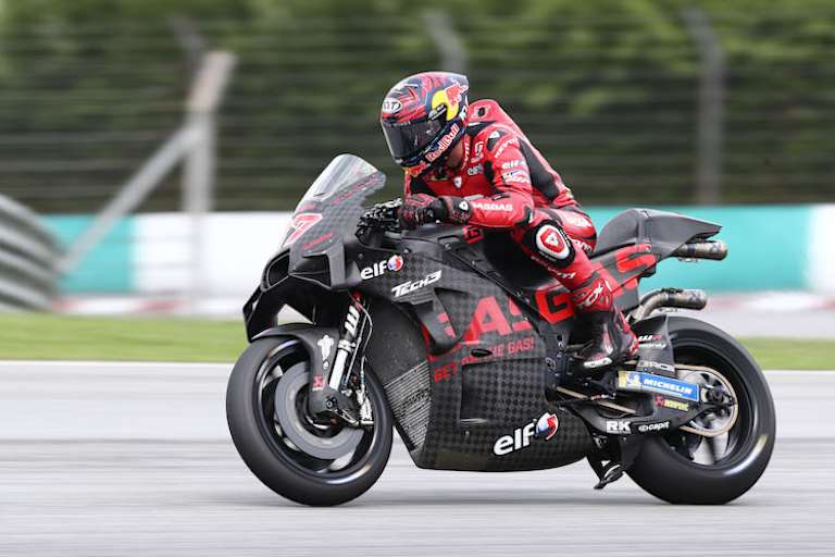 Augusto Fernández beim Sepang-Test 