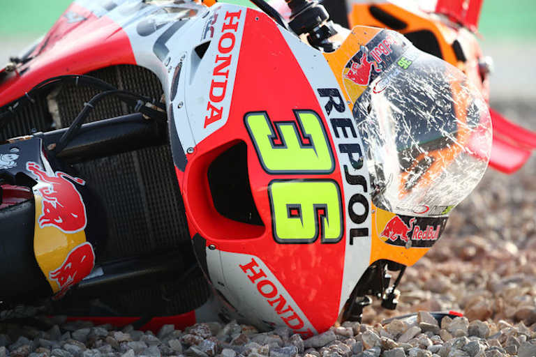 Joan Mirs lädierte RC213V