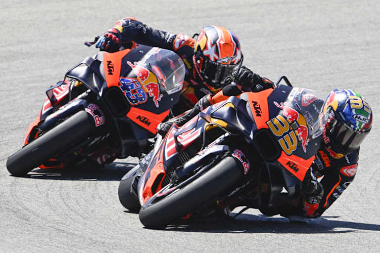 Binder vor Miller im Sprint von Jerez