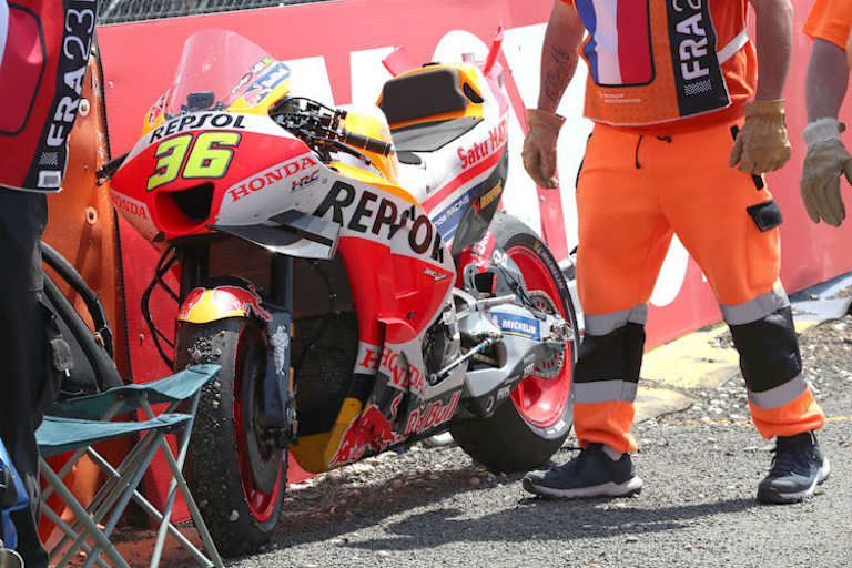 Mirs demolierte Honda RC213V