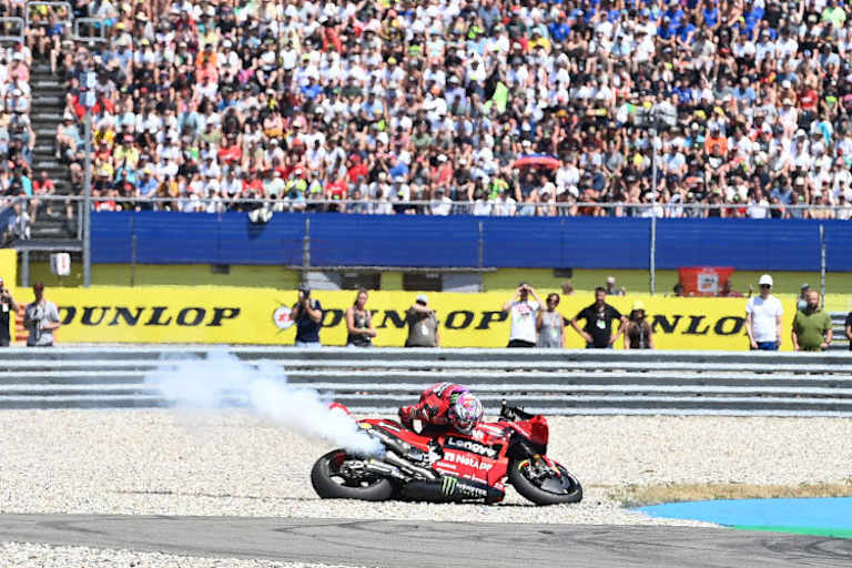 Bastianinis GP23 war nicht mehr fahrtauglich