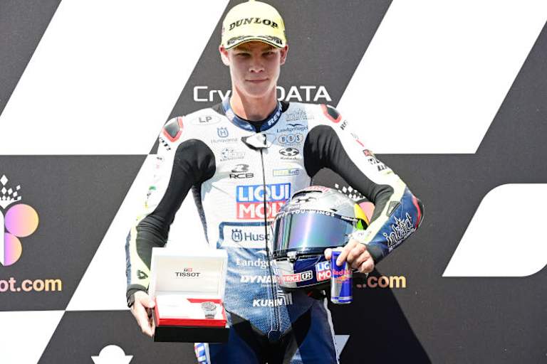 Collin Veijer holte sich in Spielberg seine erste Pole-Uhr ab