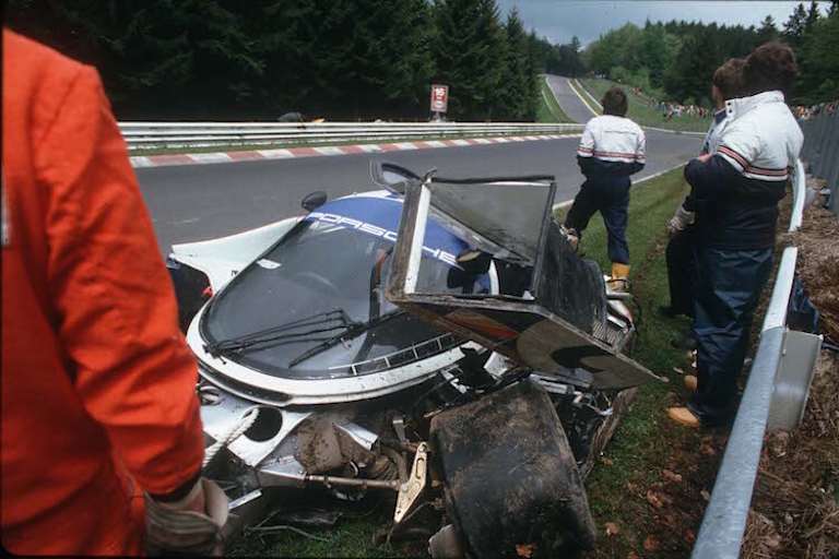Der Mega-Abflug am Pflanzgarten nach Führung und Allzeit-Ringrekord von 6:11,13 am Vortag