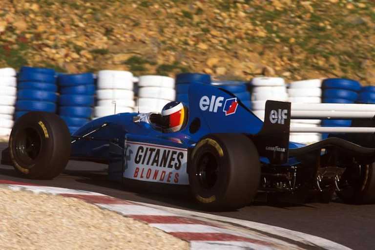 Michael Schumacher Ende 1994 im Ligier-Renault