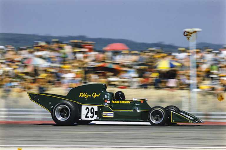 Beim Grossen Preis von Frankreich 1973 in Le Castellet