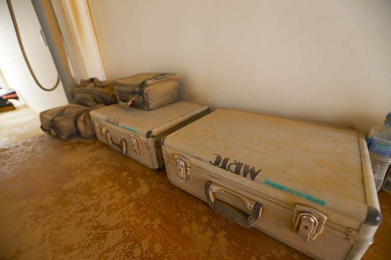 Und so sah das am nächsten Morgen in den Boxen aus