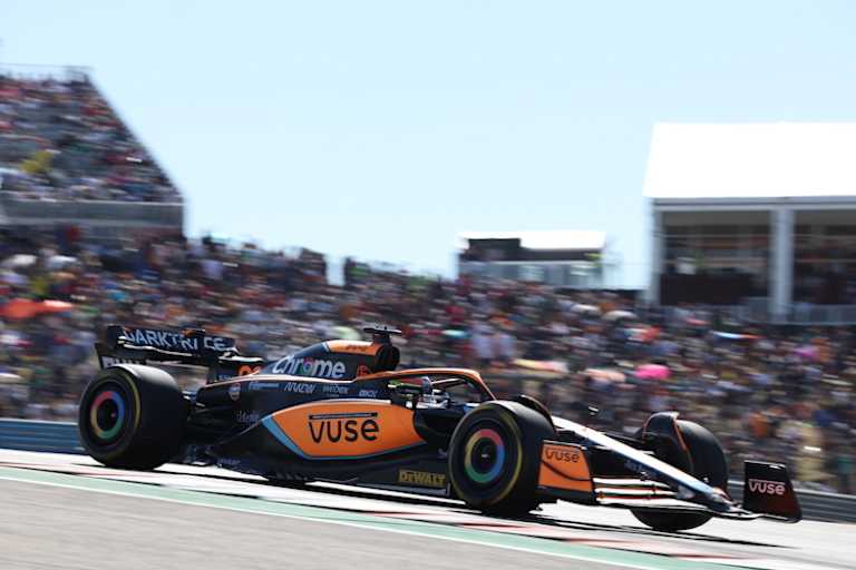 Palou bei seinem Einsatz im ersten Training zum Grossen Preis der USA