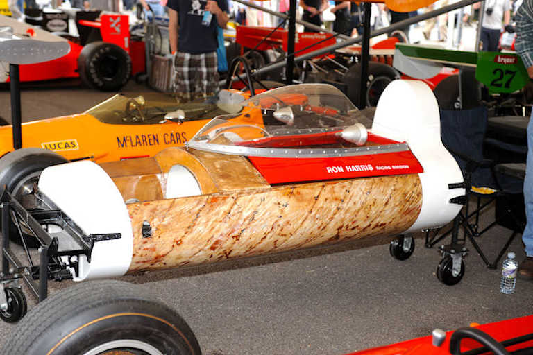 Ja, das ist Sperrholz: Der Protos beim 2011er Festival of Speed in Goodwood