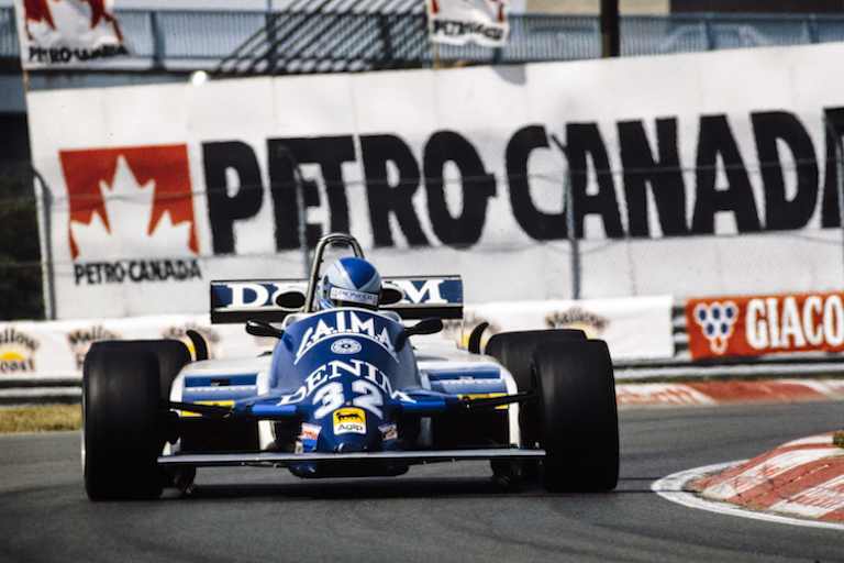 Paletti mit seinem Osella-Rennwagen in Montreal
