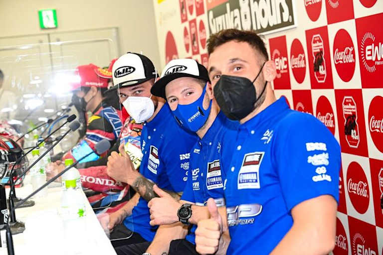 Hanika, Fritz und Canepa (vlnr)