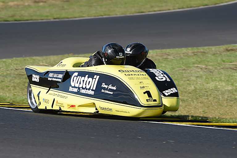 Die Schweizer Titelverteidiger Markus Schlosser/Marcel Fries