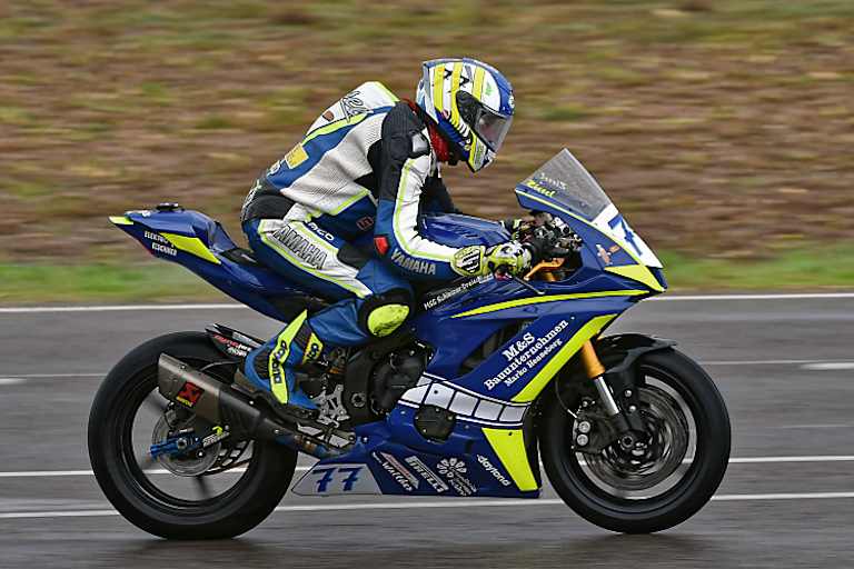 Thomas Walther, einmal mehr bester Deutscher in der IRRC Supersport