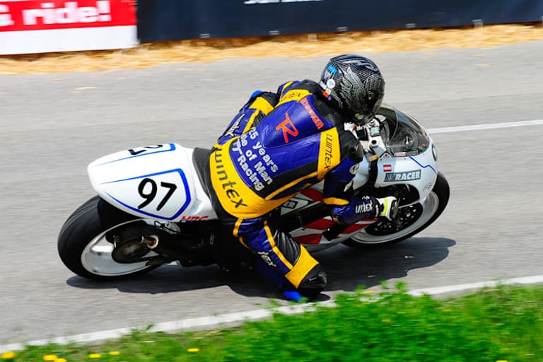 Zwei Klassensiege gab es für Rechberger auf der ungewohnten Honda RS 250 