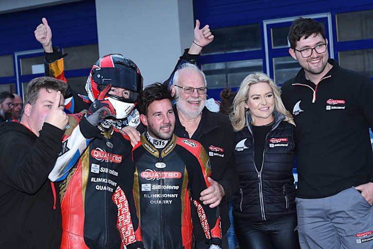 Der fünfte WM-Laufsieg von Kershaw - für Charlwood war es bereits der sechste - wurde würdig bejubelt