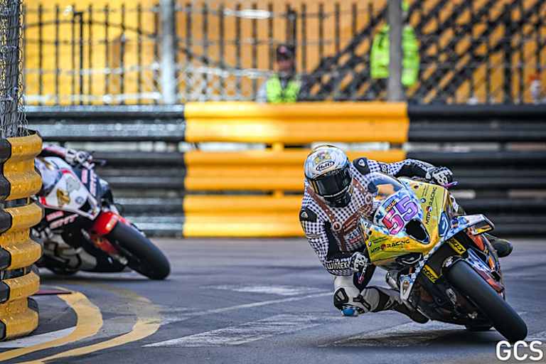 Der Auftritt von David Datzer beim Macau GP war mehr als sehenswert