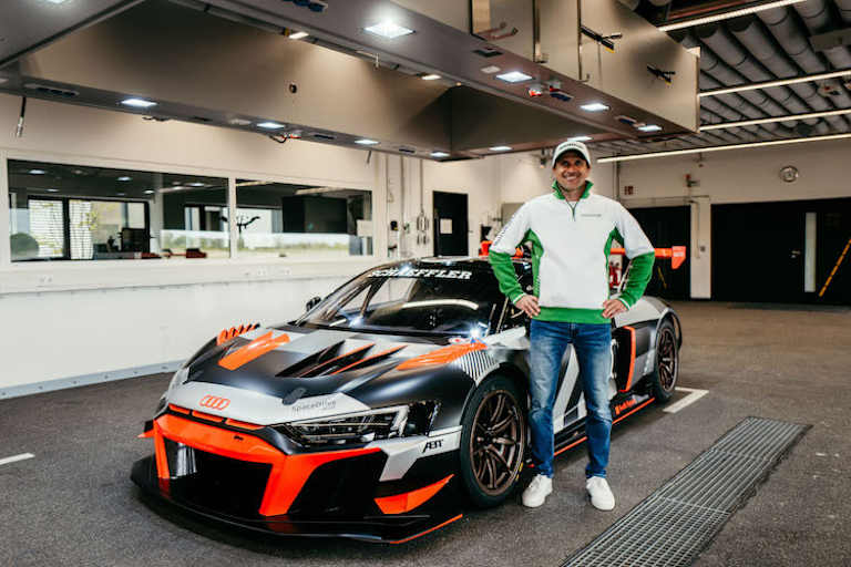 Das Schaeffler Innovationstaxi basiert auf einem Audi R8 LMS GT2