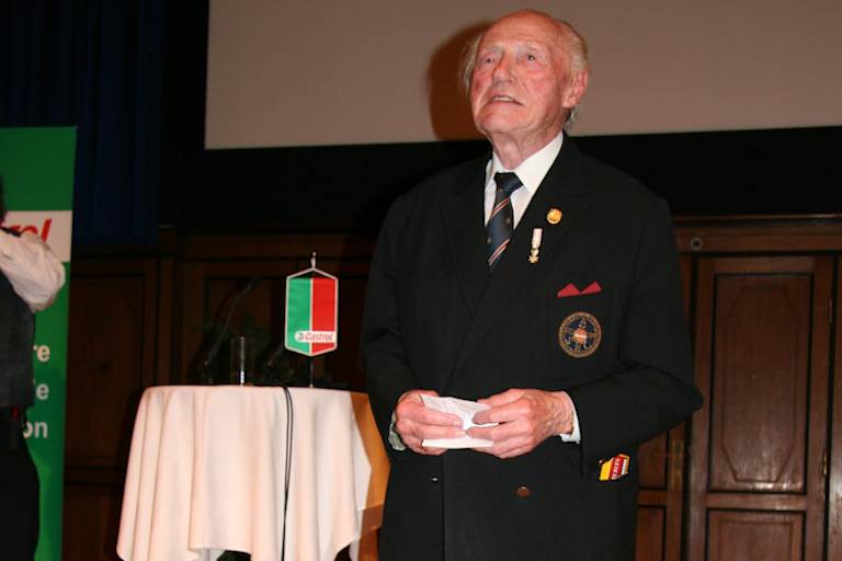 Der 90. Geburtstag: Löwinger bei seiner Dankesrede