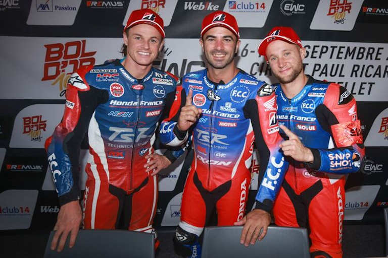 Das weltmeisterliche Honda-Trio