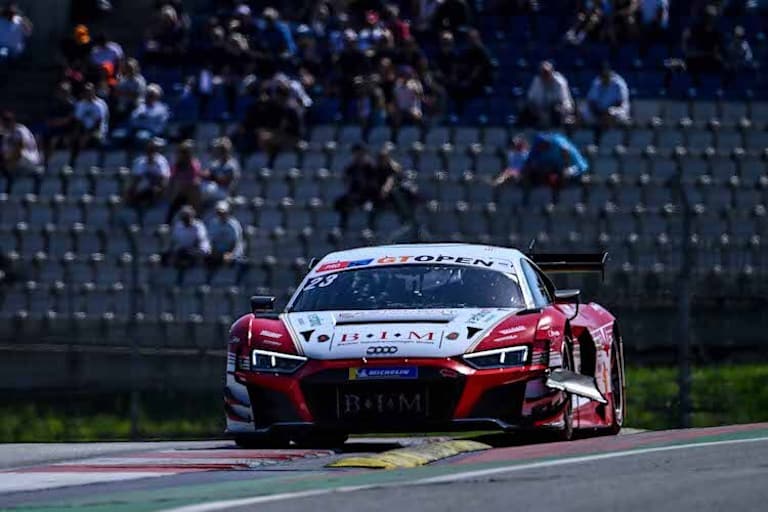Der Eastalent Racing Audi R8 LMS GT3 evo II beim Heimspiel auf dem Red Bull Ring
