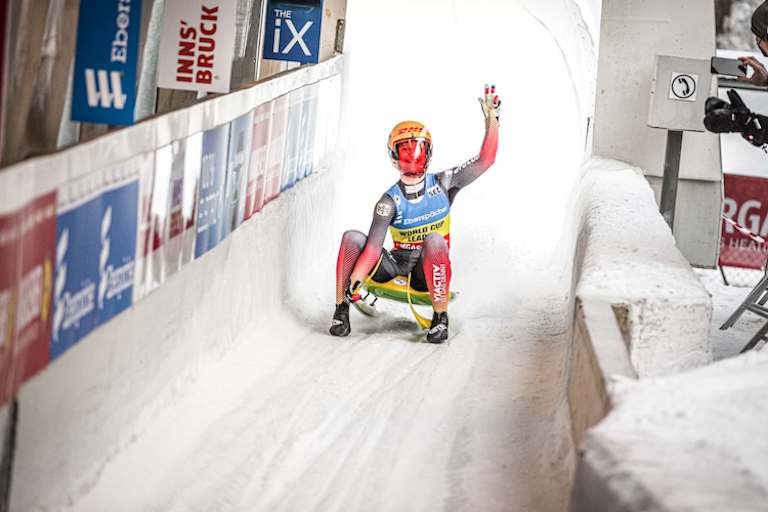 Rennrodlerin Julia Taubitz