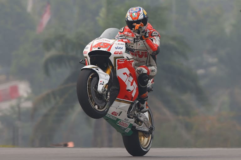 MotoGP-Rookie Jack Miller 2015 auf der Open Class-Honda