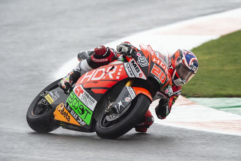 2018 war er mit KYT in der Moto2 unterwegs