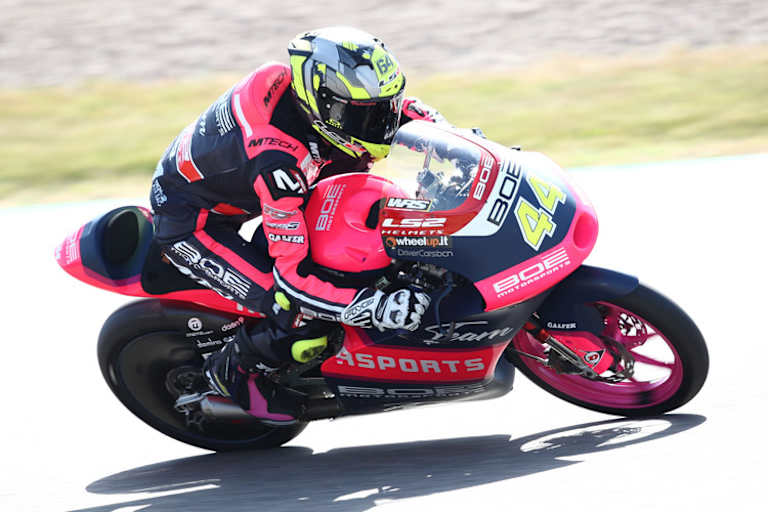 Auf der KTM des BOE-Teams kam er sofort klar