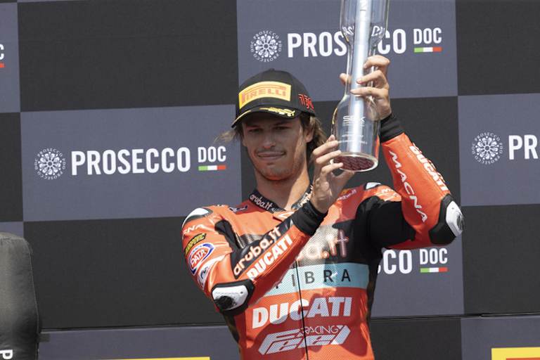 Siebter Podestplatz für Nicolo Bulega 