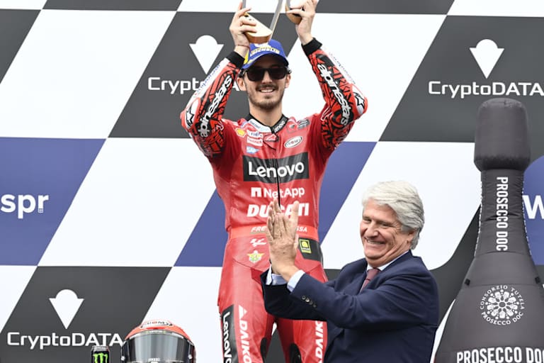 Pecco Bagnaia gewann 2022 bisher fünf Rennen