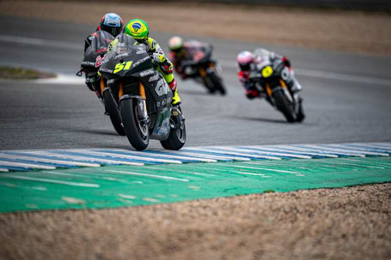 Eric Granado #51 führte in Jerez das MotoE-Feld an