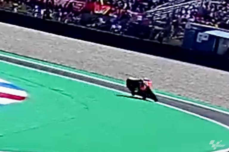 Bei seiner Strafrunde blieb der Spanier laut CCTV innerhalb der Streckenbegrenzung