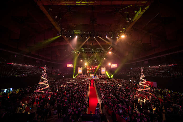 Beste Stimmung in der «Unipol Arena» 